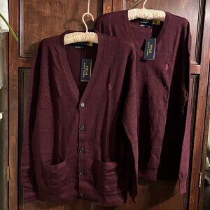 POLO by RALPH LAUREN MERINO WOOL SWEATER SET SIZE L